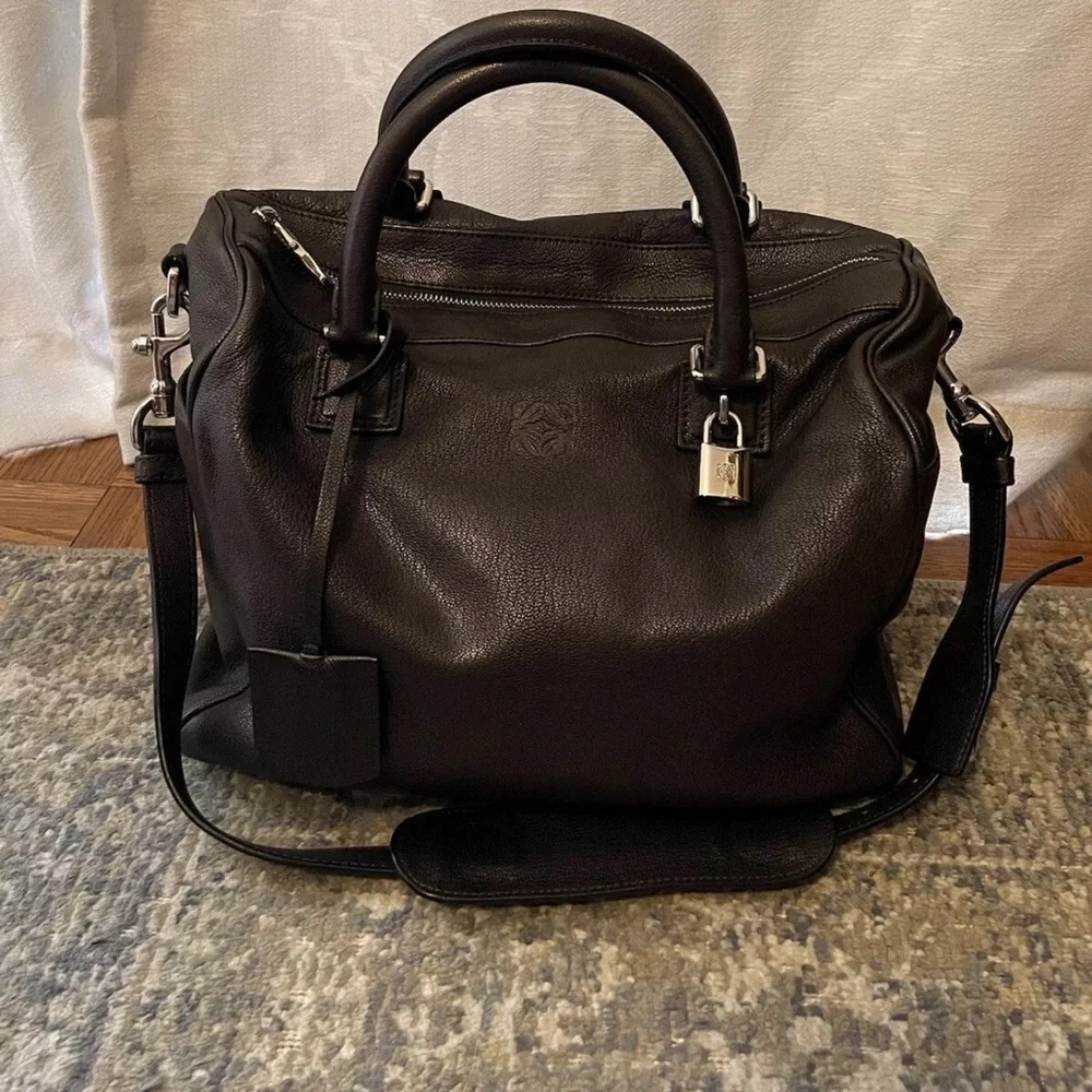 LOEWE Grain Leather Boston Bag - GREAT Condition! - Picture 3 of 13